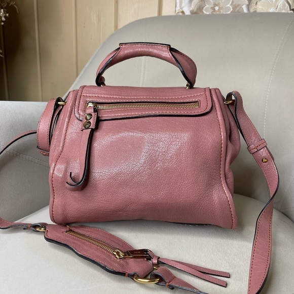 Chloe Elsie 2Way Shoulder Bag Handbag Limited Edition Gold Hardware Pink - Picture 3 of 12